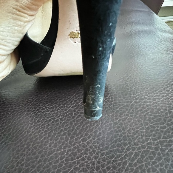 Prada peep toe suede sandal shoe - Picture 8 of 12